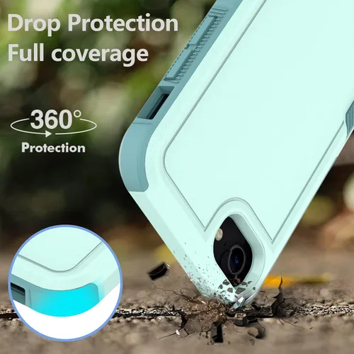 Vista 58 de Jeylly Funda para iPhone SE/Funda para iPhone 5S, Exterior de Plástico Duro que Absorbe Golpes + Interior de Silicona de Goma Defensor contra
