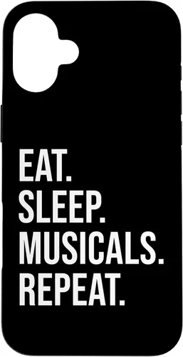 Vista 22 de Funda para iPhone 16 Musicales para hombres y mujeres Actor Broadway Drama Musical Geek