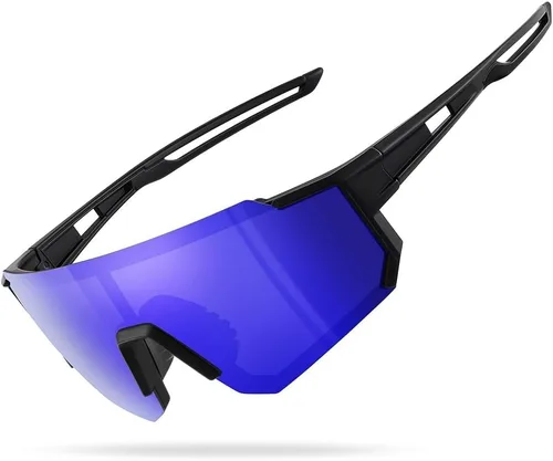 Vista 25 de Gafas de sol polarizadas deportivas para hombres y mujeres, gafas de sol para pesca, ciclismo, bicicleta de montaña, béisbol con protección UV