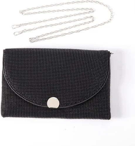 Vista 2 de AZWBAG Bolso de noche para mujer con diamantes de imitación brillantes
