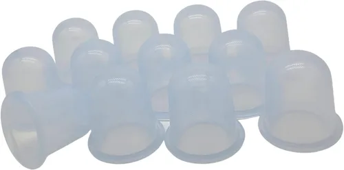 Vista 11 de COOL & FRESH Vasos de silicona al vacío anticelulitis para masajes – Juego de 6 piezas para masajes corporales, normales corporales, faciales