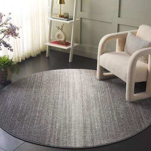 Vista 23 de SAFAVIEH Adirondack Collection - Alfombra decorativa, 2 pies 6 pulgadas x 4 pies, color negro y gris, diseño moderno, no desprende pelusa y de fácil