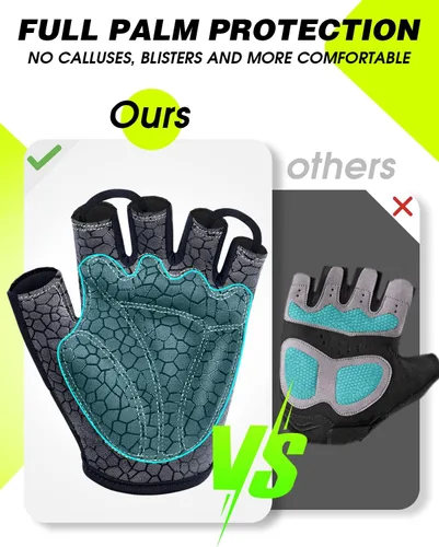 Vista 2 de Tanluhu - Guantes de ciclismo para hombre y mujer