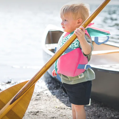 Vista 6 de Stohlquist Infant Life Jacket, US Coast Guard Approved, Type II Life Vest (20-30 lbs) for Babies and Toddlers, Support Collar with Grab Handle, PFD