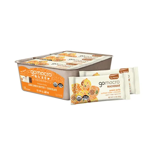 Vista 19 de Barritas de proteína GoMacro veganas y orgánicas