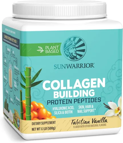 Vista 9 de Polvo de Proteína de Colágeno Vegano para Mujeres con Sílice, Polvo de Colágeno a Base de Plantas con Vitaminas Veganas para Cabello, Piel y Uñas