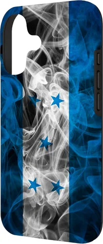 Vista 2 de Smoke Honduras Flag - Funda estilo nube hondureña ahumada para iPhone 17