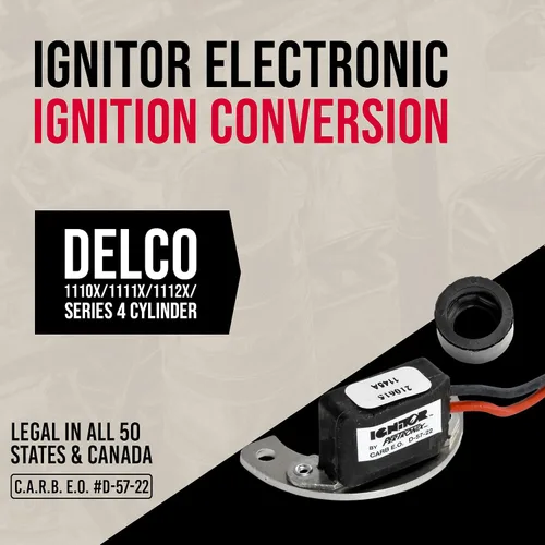 Vista 2 de PerTronix Kit de conversión de encendido electrónico de encendido 1145A, compatible con Delco 4 cilindros