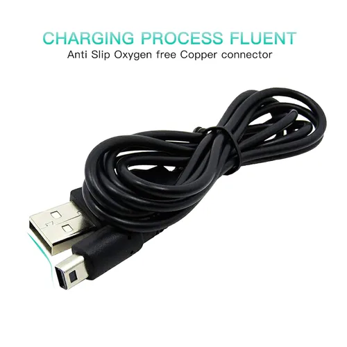 Vista 6 de DSi - Kit de cable de carga USB, adaptador de corriente alterna y lápiz capacitivo para Nintendo DSi, cable de carga de cargador de viaje de pared