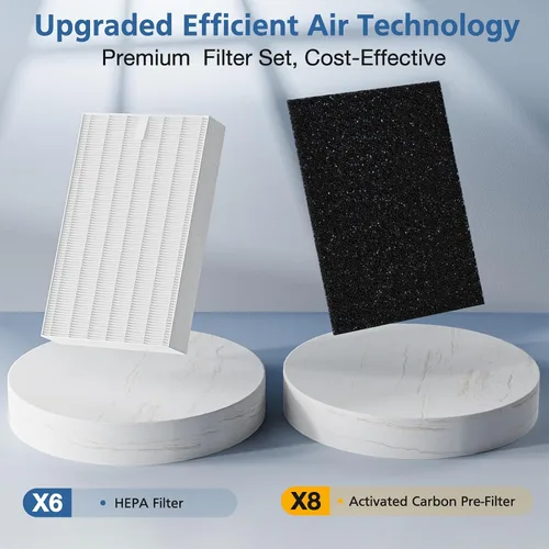 Vista 7 de Filtro de repuesto HEPA HPA300 para purificadores de aire Honeywell serie HPA300 HPA300 HPA300VP HPA304 HPA3300, reemplaza HRF-R3