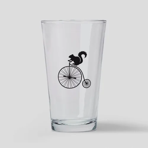 Vista 14 de CafePress Vaso de cerveza de ardilla, 16 oz. Vaso para beber