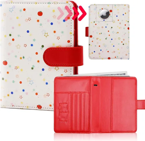 Vista 21 de Melsbrinna - Funda para pasaporte, ranuras para tarjetas, bonita funda para pasaporte para mujeres/hombres, resistente al agua con bloqueo RFID