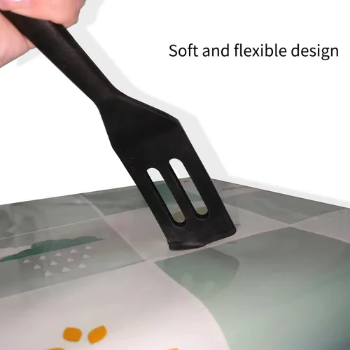 Vista 3 de Mini espátula pequeña, 2 piezas flexibles antiadherentes brownie silicona pequeña espátula