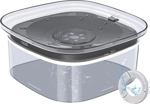 Vista 14 de UPSKY - Cuenco de agua para perros de 70 onzas, comedero lento sin derrames para bebedor desordenado Large Capacity, Spill Proof, Prevent Pet