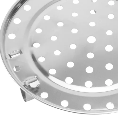 Vista 9 de 2 Pack Stainless Steel Steamer Rack with Removable Legs Design, Polished Silver Finish, Fits Most Pots, Stable Support for Pressure Cookers and