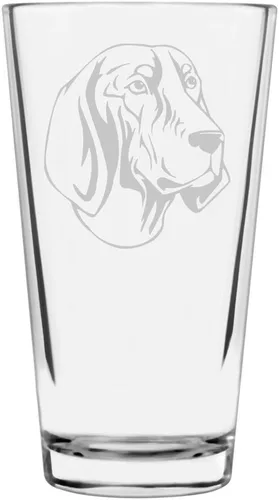 Vista 342 de Podenco Canario - Vaso de pinta de 16 onzas con temática de perro personalizado