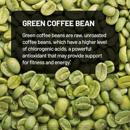 Vista 4 de NatureWise Extracto de grano de café verde, cápsulas de grano de café verde puro de 800 mg con 50% de soporte de ácido clorogénico