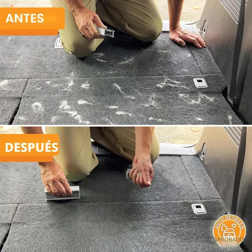 Vista 3 de FurDozer - Removedor de pelo de mascotas y herramientas de detallado automático, removedor de pelo de gatos y perros para alfombras, interiores