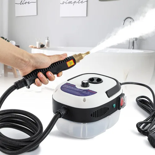 Vista 8 de Moongiantgo Limpiador de Vapor de Alta Presión, Máquina de Limpieza de Vapor de 2500W Portátil de Alta Temperatura para Baño, Humedad Ajustable