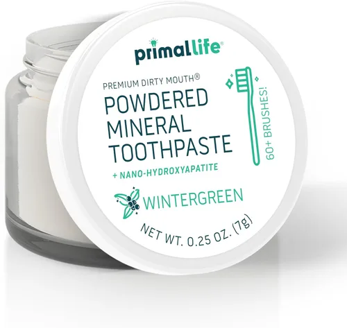 Vista 13 de Primal Life Organics - Dirty Mouth Polvo Dental, Polvo de Limpieza Dental, Aceites Esenciales Saborizados con Caolín Natural y Arcilla de Bentonita
