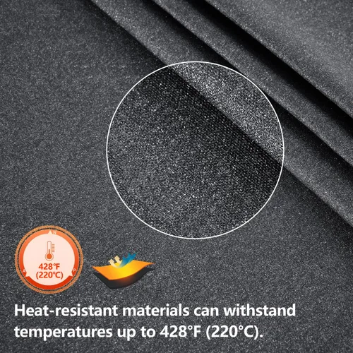 Vista 3 de WORKLION Alfombrilla de prensa térmica de 11 x 13 pulgadas: materiales resistentes al calor de doble cara, alfombrilla protectora resistente