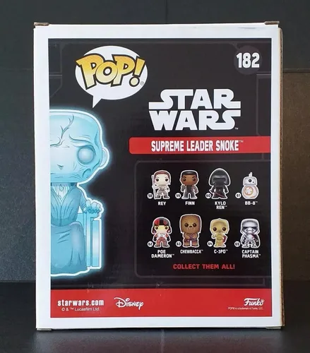 Vista 3 de Funko Pop! Star Wars: Episodio 7 The Force Awakens - Figura coleccionable holográfica de Snoke de 6 pulgadas
