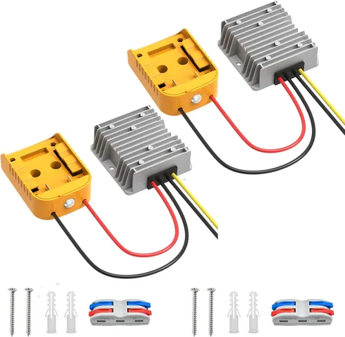 Vista 8 de Kzreect Convertidor reductor de 20 V a 12 V compatible con batería Dewalt General