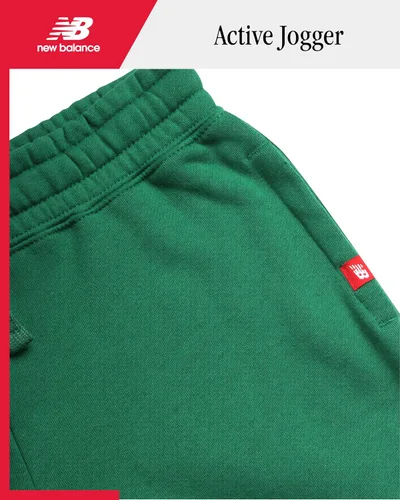 Vista 68 de New Balance Pantalones deportivos para niña, forro polar de mezcla de algodón suave con cordón y bolsillos (tallas 8-16)