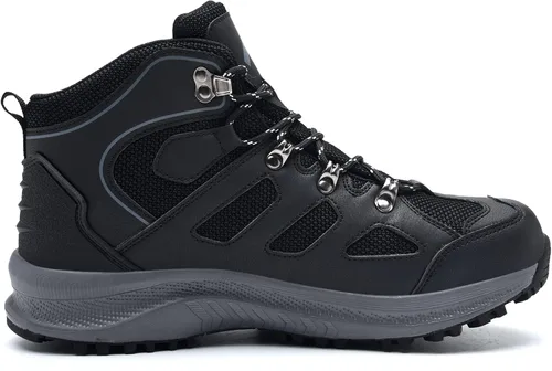Vista 3 de UPSOLO Botas de senderismo para hombre al aire libre para senderismo