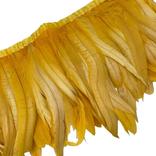 Vista 12 de Sowder Borde de flecos de plumas de gallo de 8 a 10 pulgadas de ancho para decoración de manualidades, paquete de 1 yarda (negro)