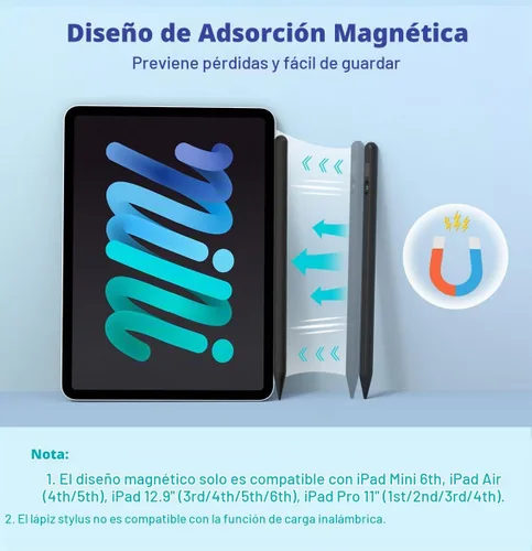 Vista 4 de MoKo Lápiz óptico para pantallas táctiles, lápiz óptico con pantalla
