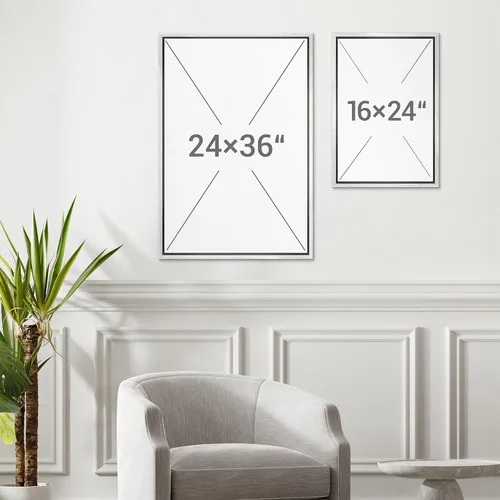 Vista 192 de SIGNFORD - Set de obras de arte en lienzo enmarcado para pared, ilustraciones abstractas de neblina del desierto en tonos neutros beige y marrón