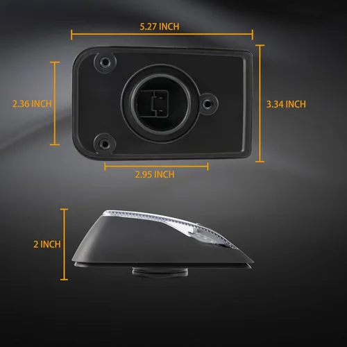Vista 4 de Lámparas LED de Marcador Lateral para Camiones Volvo VNL VN VNM 2018-ACTUAL - Aprobadas por DOT, Fácil Instalación, Garantía de 365 Días