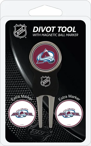 Vista 5 de Team Golf NHL Adult-Unisex Divot Tool Pack with 3 Golf Ball Markers