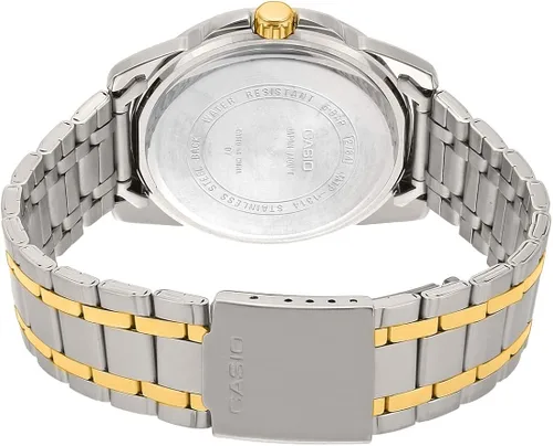Vista 4 de CASIO MTP-1314SG-1AV Enticer - Reloj analógico de cuarzo para hombre negrodorado