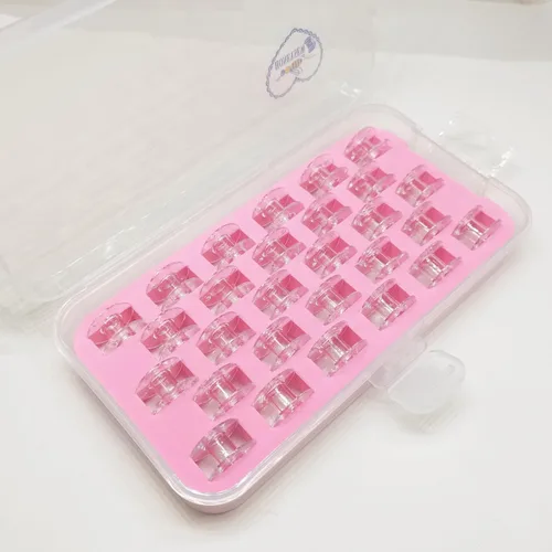 Vista 4 de HONEYSEW 10 bobinas de plástico para todos los modelos de uso doméstico Janome (1 pieza (10 unidades)