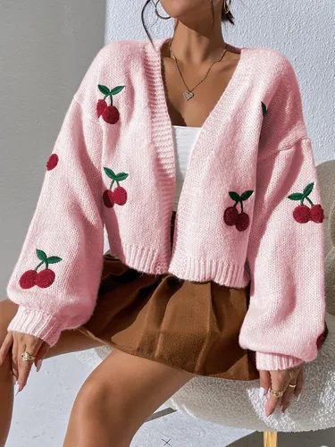 Vista 5 de SweatyRocks Suéter de punto de manga larga con bloque de color para mujer