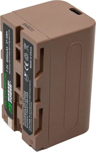 Vista 6 de Wasabi Power Batería USB (Serie Ginger) para Sony NP-F730, NP-F750, NP-F760, NP-F770 (4900mAh, Serie L) y Serie CN, Serie CCD, Serie DCR, Serie DSC