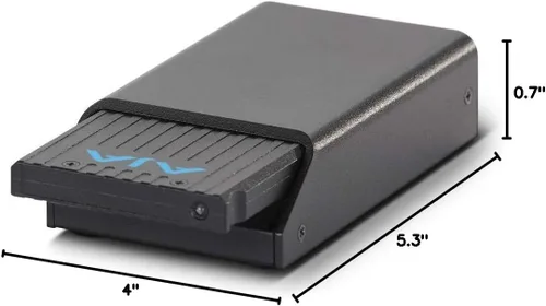 Vista 4 de Aja PaK - Módulo de almacenamiento HFS+ de 2 TB para Ki Pro Ultra y Ki Pro Ultra Plus