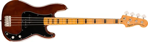 Vista 7 de Squier Classic Vibe 70s Precision Bass, negro, diapasón de arce