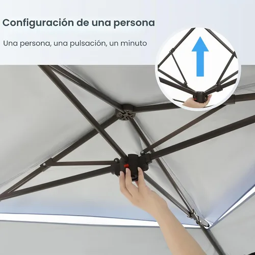 Vista 2 de PHI VILLA 13x13 emerge la tienda del toldo, tiendas fáciles al aire libre