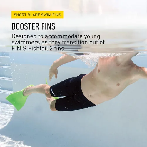 Vista 2 de Finis Aletas de natación Booster Kids
