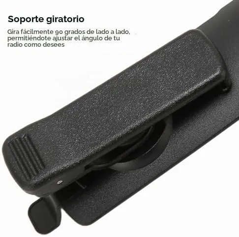 Vista 5 de Walkie Talkie Clip de cinturón para DTR620 DTR650 DTR550 DTR410, clip de cinturón de radio bidireccional.
