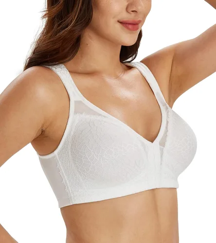 Vista 4 de DotVol Sujetador de postura con cierre frontal sin varillas para mujer