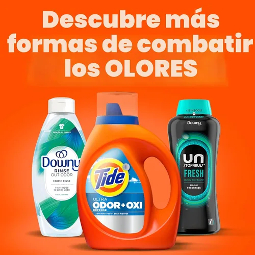 Vista 9 de Tide Ultra Odor Defense Plus Oxi - Detergente líquido para ropa, 132 onzas líquidas, 94 cargas, detergente líquido avanzado para la ropa que combate
