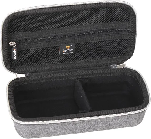 Vista 2 de Aproca Funda compatible con el kit de adaptador de viaje Ceptics World, bolsa de almacenamiento portátil para accesorios, color gris (solo funda)