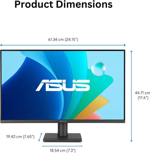 Vista 7 de ASUS VA279HG Monitor de juegos para el cuidado de los ojos de 27 pulgadas