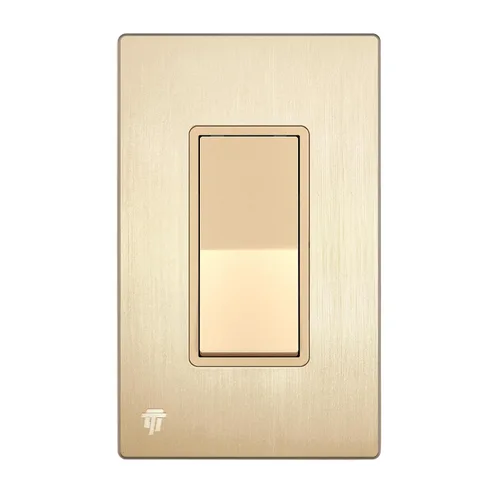 Vista 15 de ENERLITES - Interruptor de palanca decorativo de encendido/apagado con placas de pared, unipolar, 3 cables, tornillo de conexión a tierra, grado