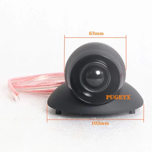 Vista 8 de Altavoz HiFi Tweeter de 6 ohmios de neodimio Dome Silk Film de 25 núcleos Altavoz de alta fidelidad de tono ultra alto para HI-FI en el hogar, Negro