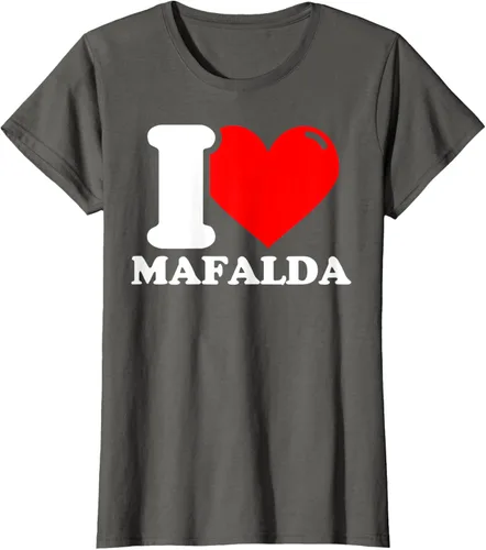 Vista 8 de Camiseta I Love Mafalda, Negro